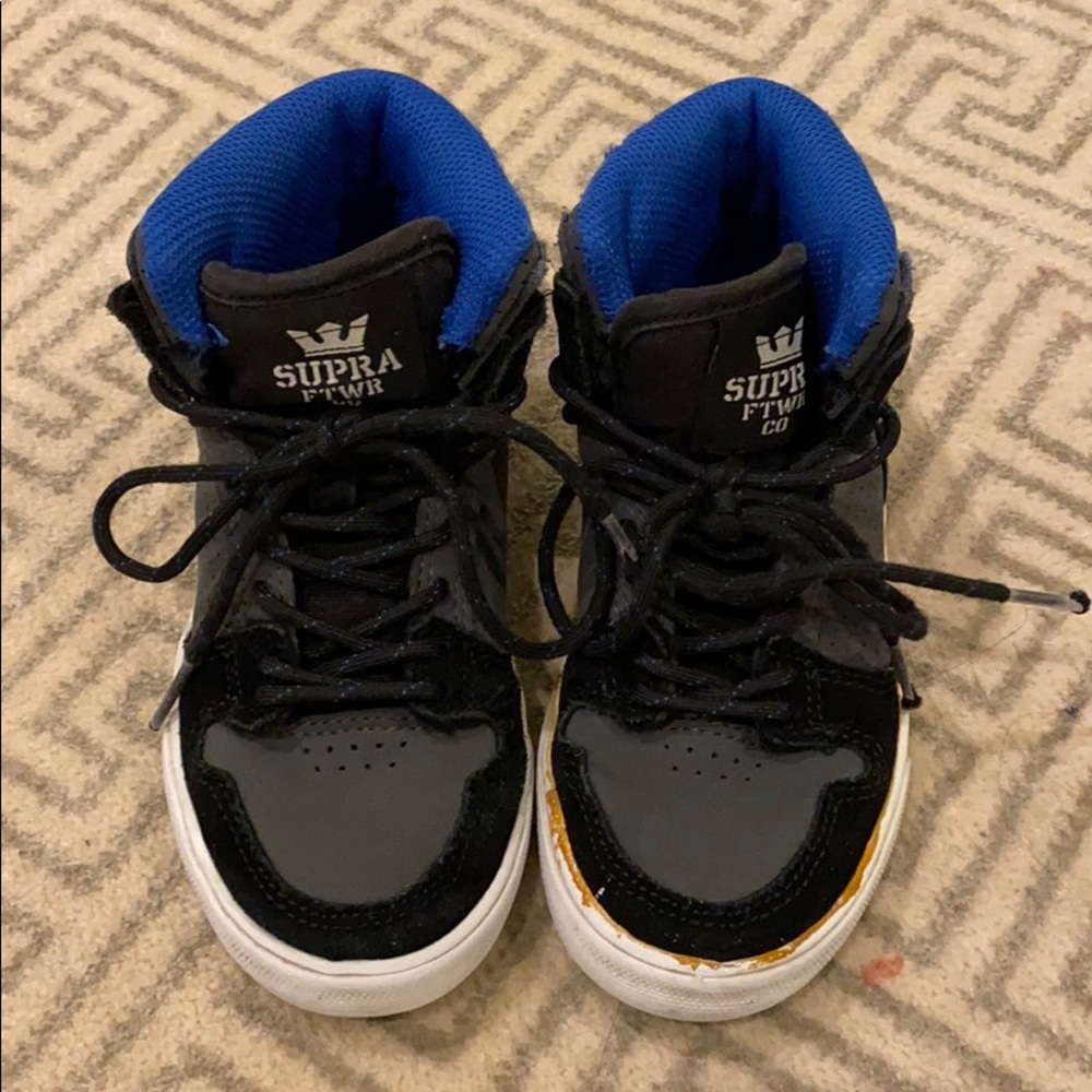 Size 12 toddler boys high top shoes